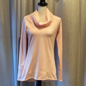 Reebok Light Pink Cowl Neck top, size medium.